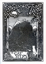Load image into Gallery viewer, The Cat Steps A6 greetings cards- set of 5 (five)
