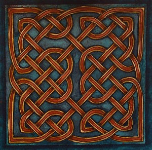 Celtic, Pictish and Irish knotwork designs greetings cards- Set of 7 (seven)