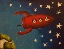 Load image into Gallery viewer, The Stars Our Destination- 8 inch by 6 inch mounted landscape print